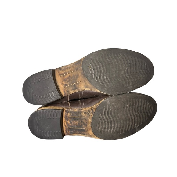 UGG Australia Amberlee Espresso Leather Equestrian Style Boots, Size 9.5 - Picture 13 of 15